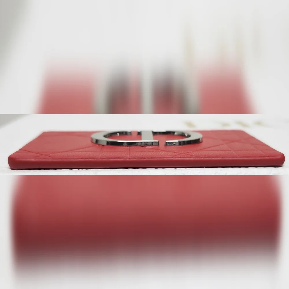 Dior Red Quilt Embossed Mirror NIB - Picture 8 of 10